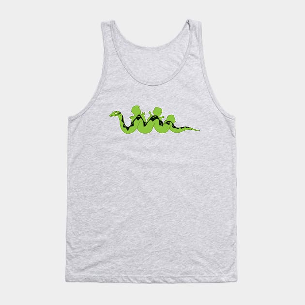 Lumpy the School Snake Tank Top by deancoledesign